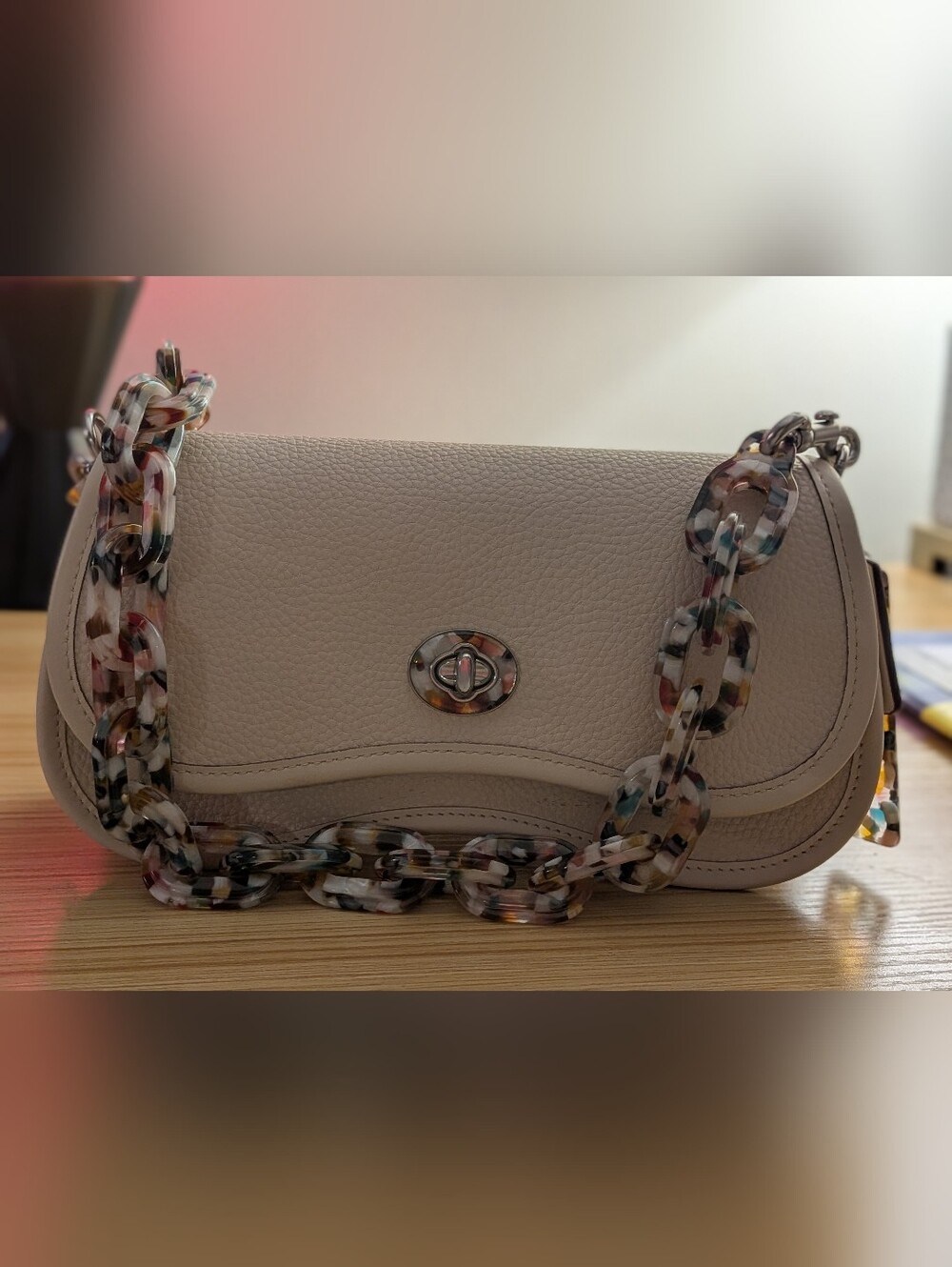 Coach Coachtopia Wavy Dinky Shoulder Bag in Cloud